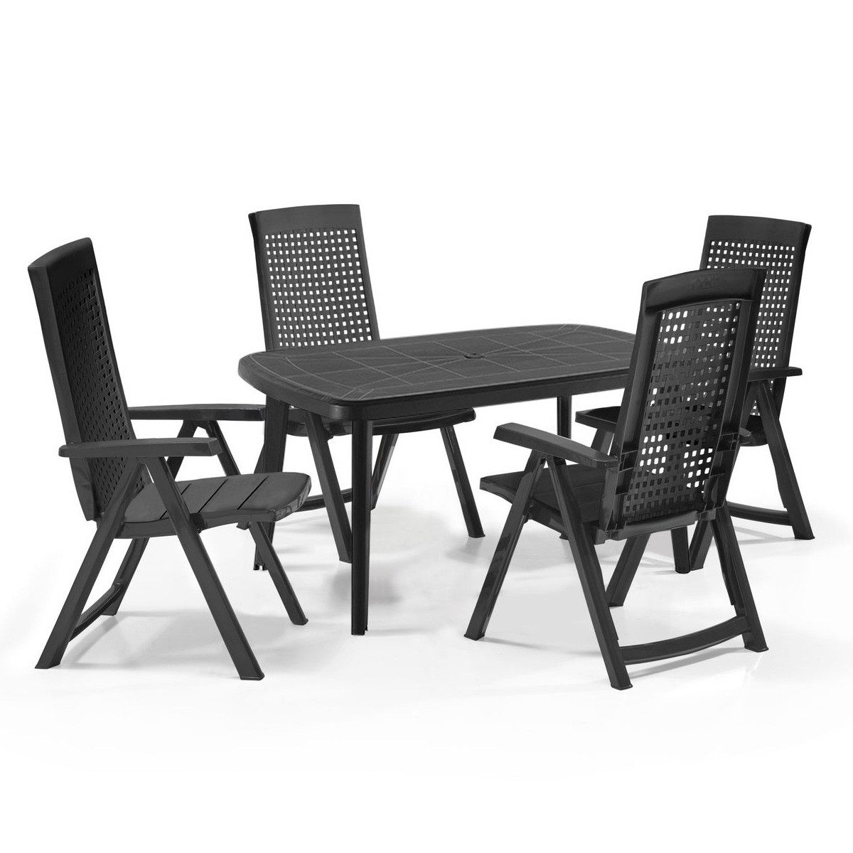 Shaf Garten-Essgruppe Milano Garten Essgruppen-Set Klappstuhl günstig online kaufen