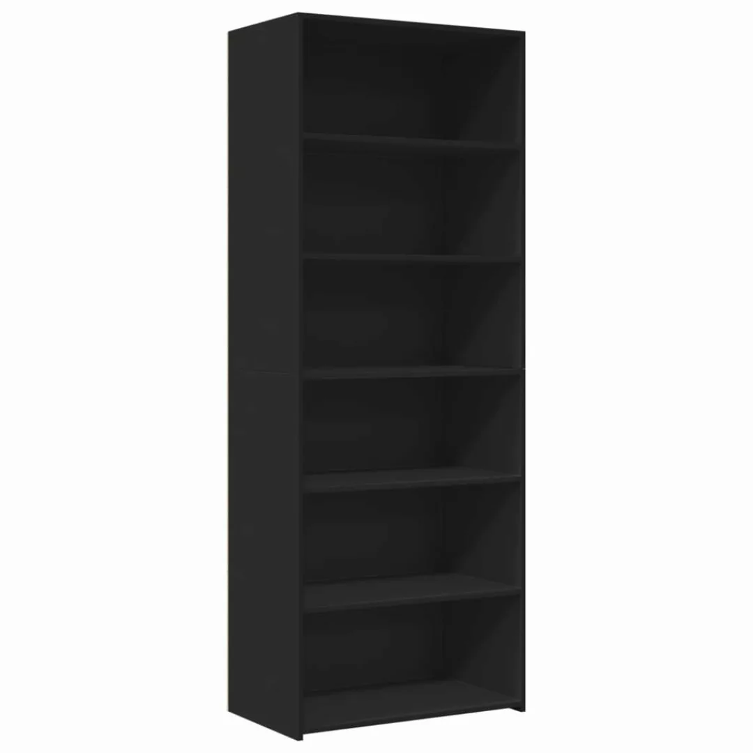 vidaXL Highboard Highboard Schwarz 70x41x185 cm günstig online kaufen