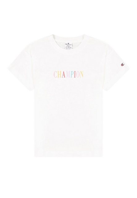 Champion T-Shirt Shirt Kurztop aus Bamwolle mit Rundhals-Ausschnitt günstig online kaufen