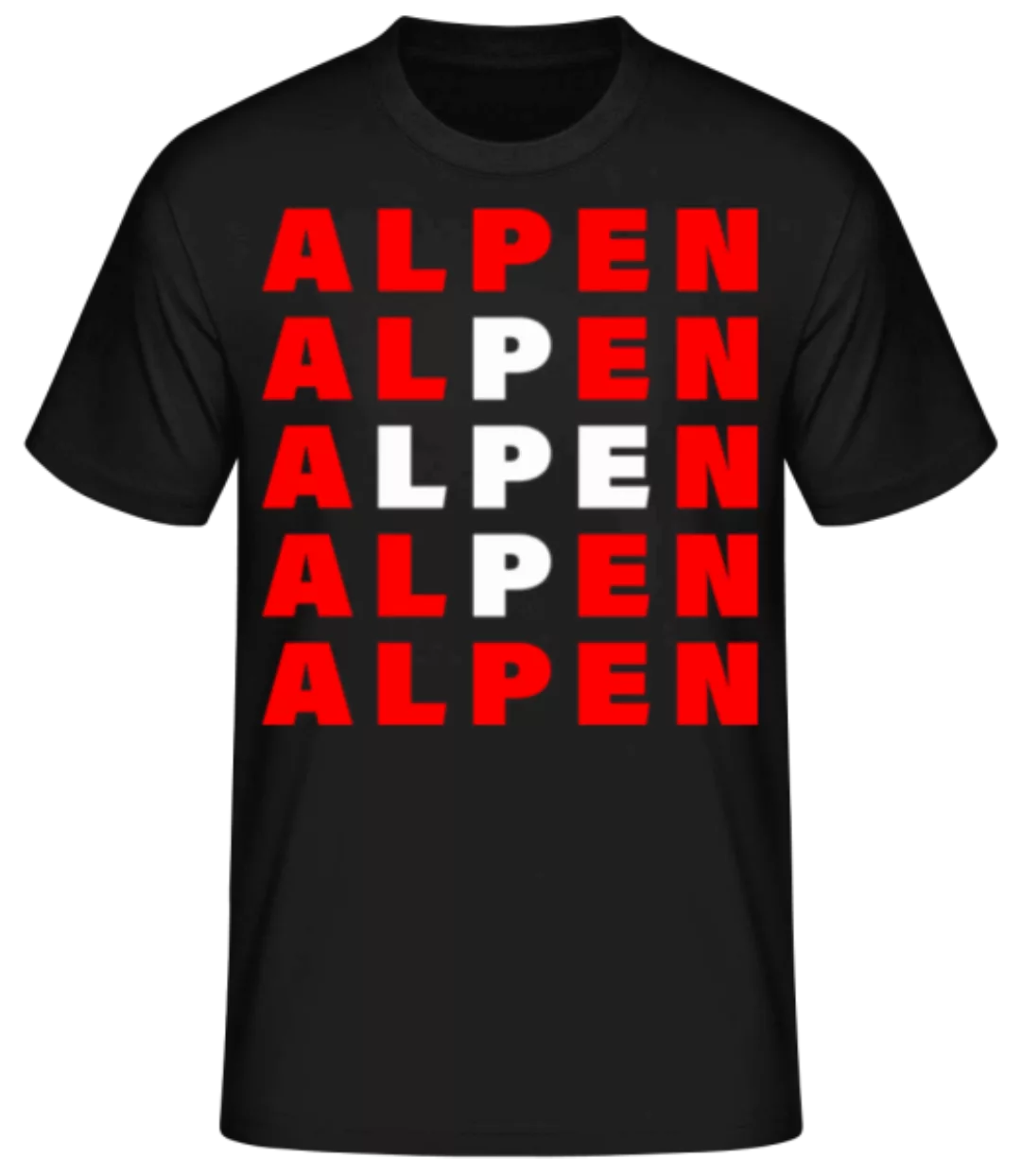 Alpen Schweiz Flagge · Männer Basic T-Shirt günstig online kaufen