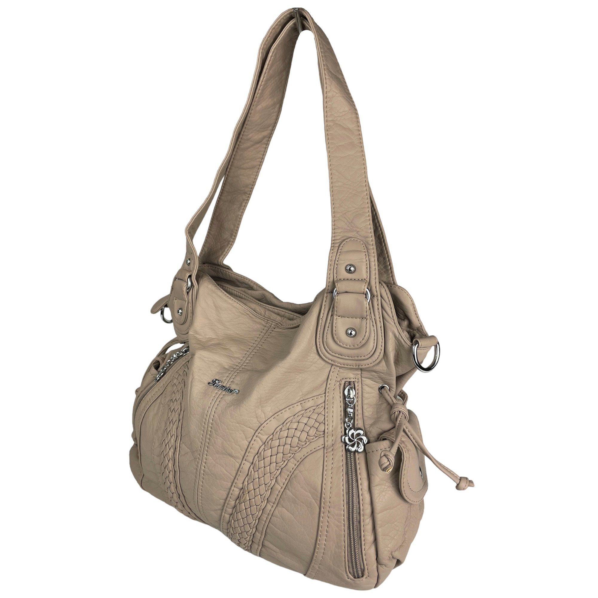 Taschen4life Schultertasche Damen Handtasche 1555-3, Schultertasche günstig online kaufen
