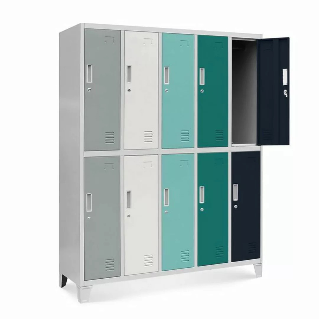 Jan Nowak Aktenschrank Schließfachschrank Spind 172x136x45 multicolor günstig online kaufen