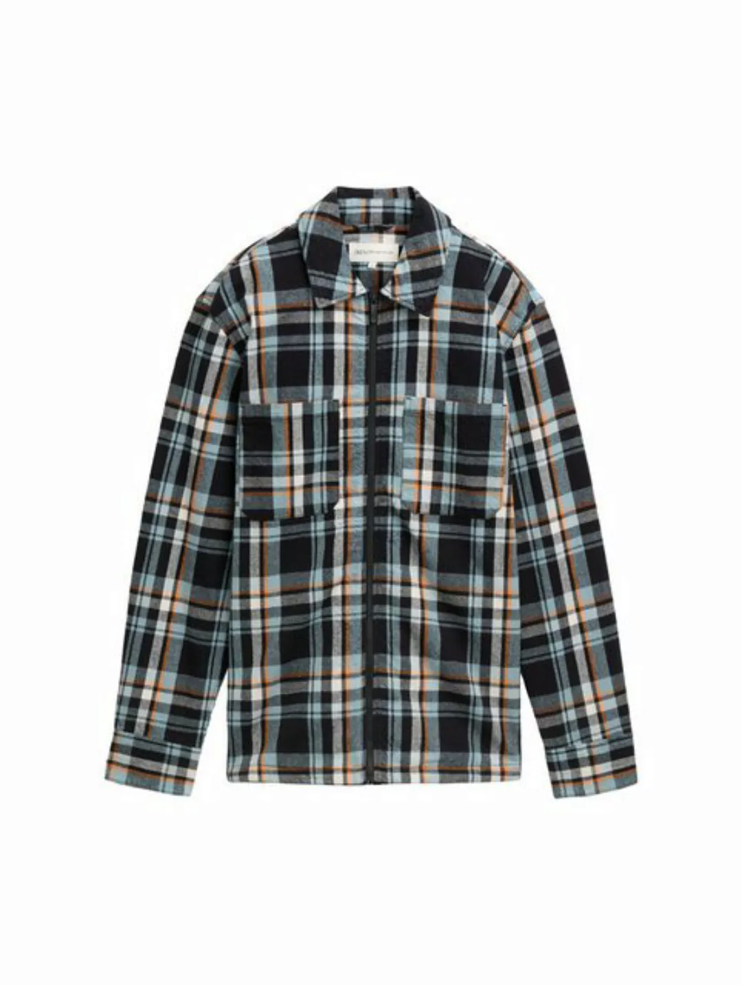 TOM TAILOR Denim Langarmhemd Overshirt mit Karomuster günstig online kaufen