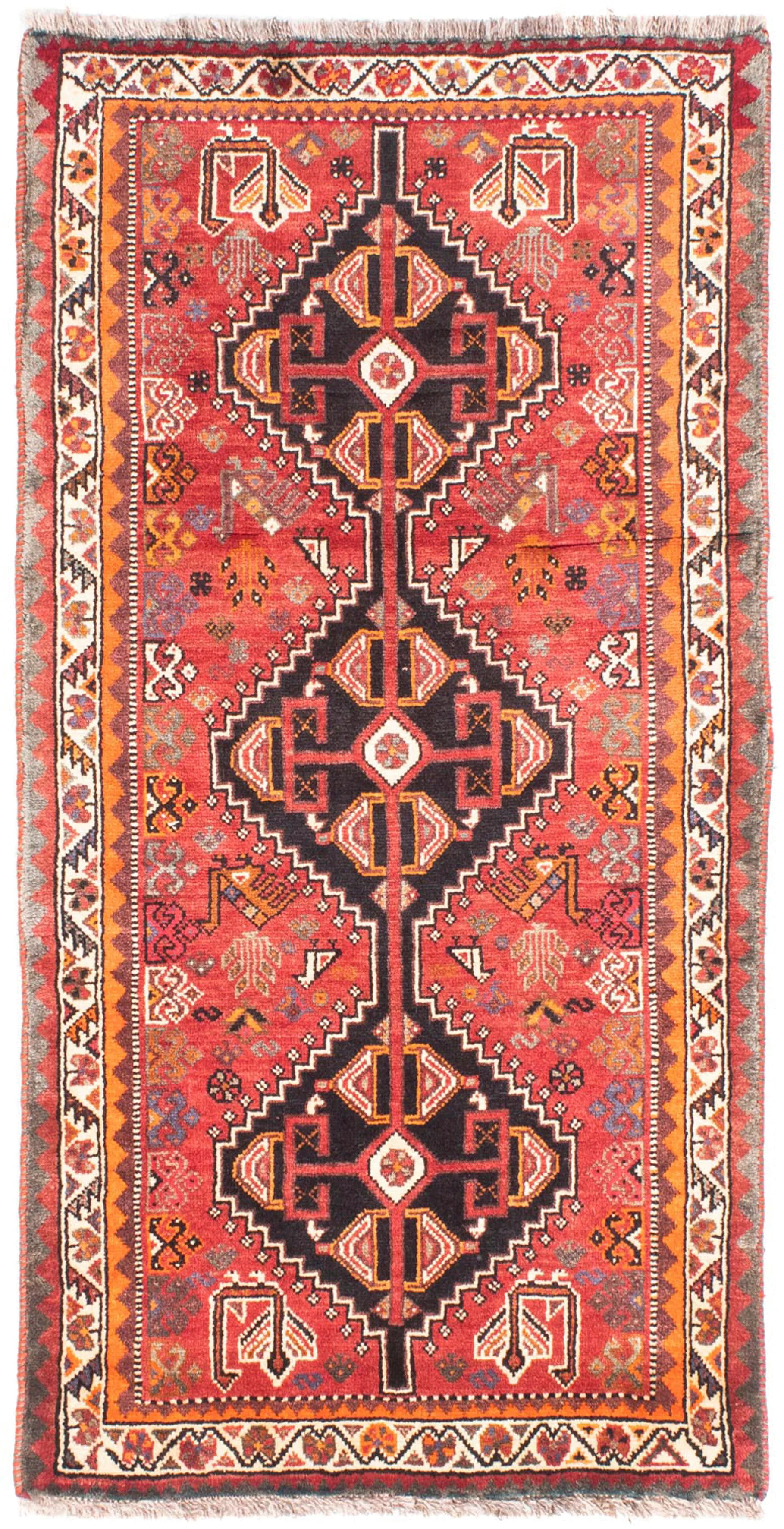 morgenland Orientteppich »Perser - Nomadic - 166 x 82 cm - hellrot«, rechte günstig online kaufen