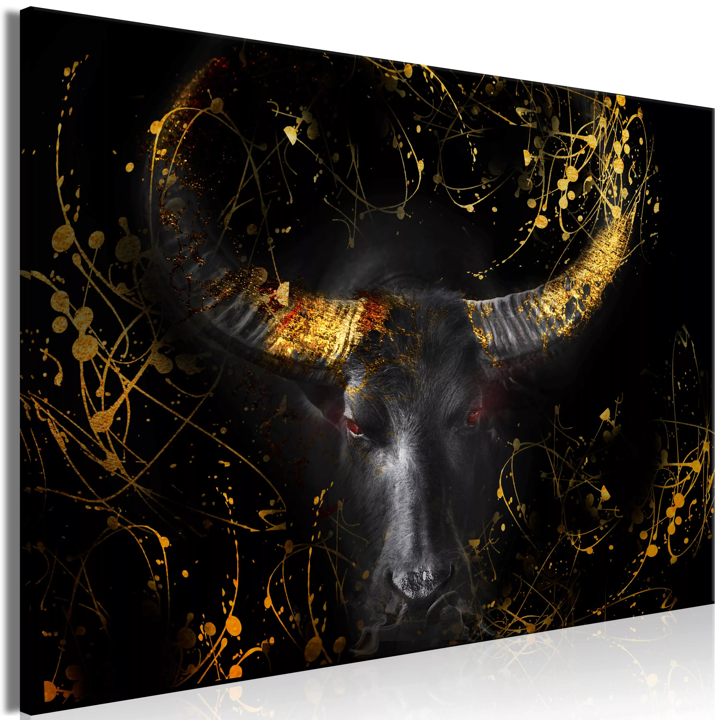 Wandbild - Enraged Bull (1 Part) Vertical - Third Variant günstig online kaufen