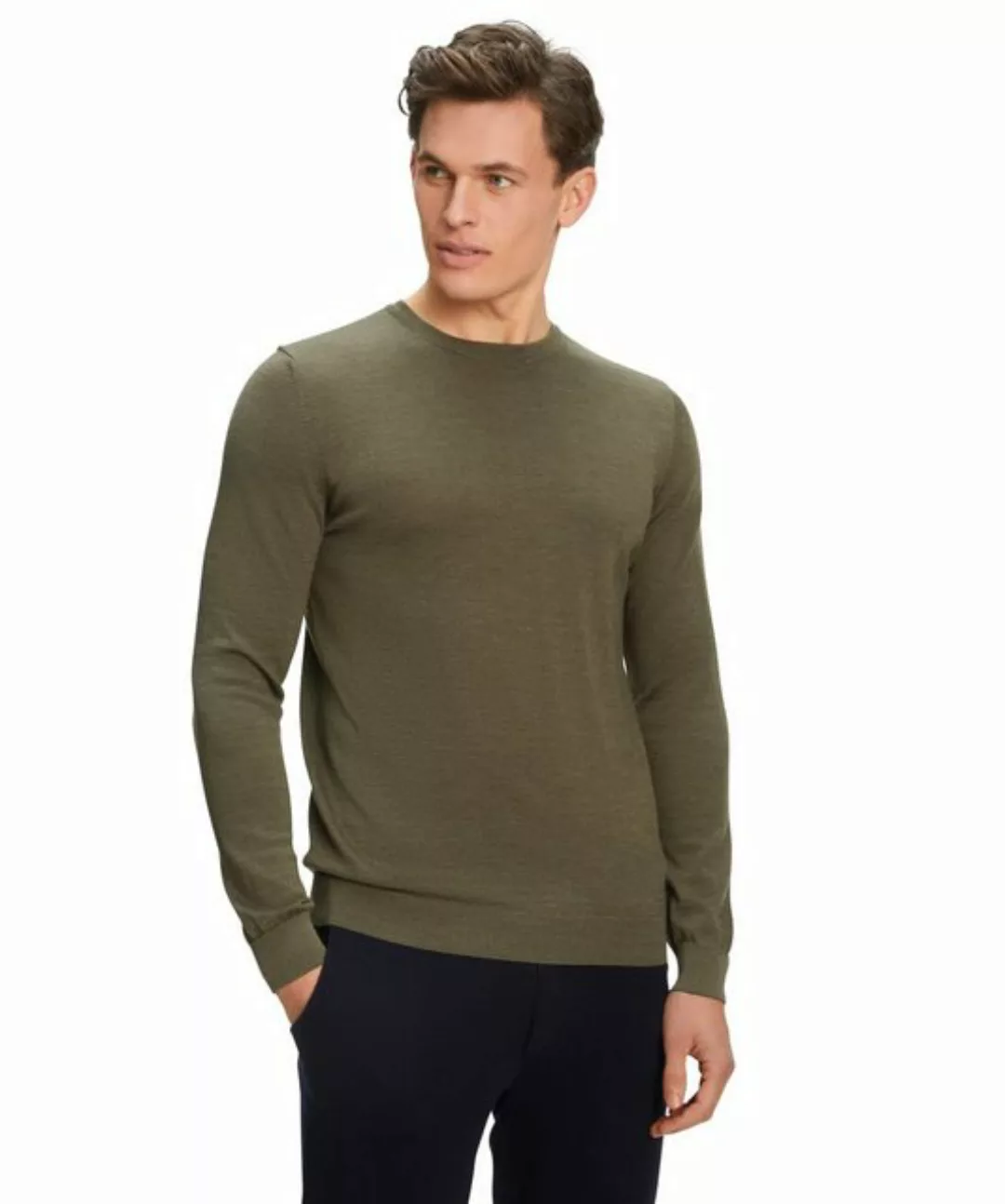 FALKE Strickpullover aus reiner, extrafeiner Merinowolle günstig online kaufen