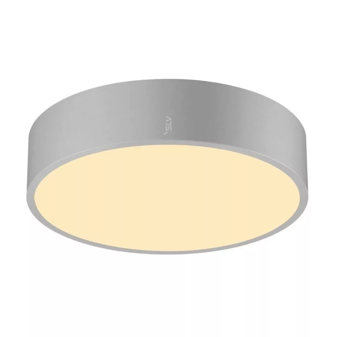 LED Deckenleuchte Medo in Grau 12W 1050lm IP50 280mm 110° günstig online kaufen