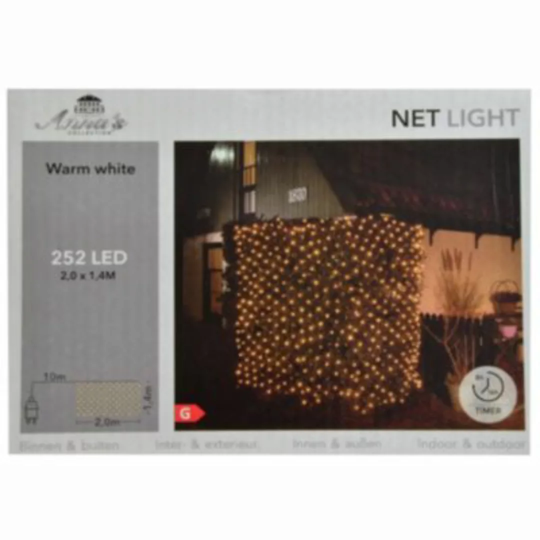 COEN BAKKER LED Lichterketten Netz 252 LED 2 x 1.4 m Innen & Außen grün  Er günstig online kaufen