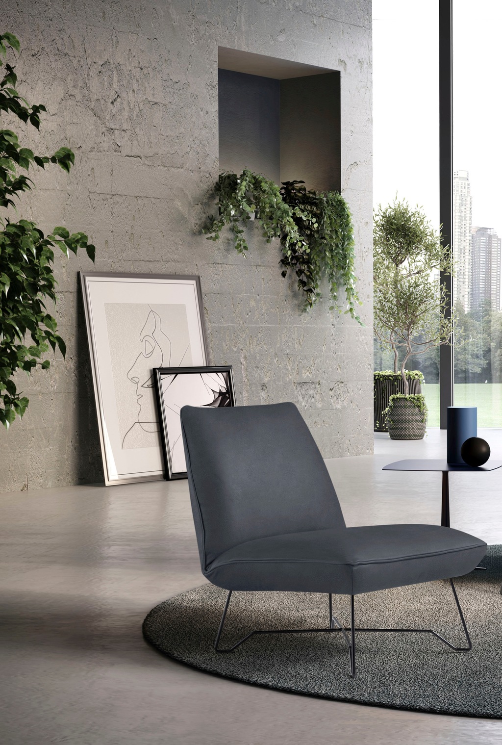 Egoitaliano Sessel »Lia Loungesessel, elegant und stylisch, toller Sitzkomf günstig online kaufen