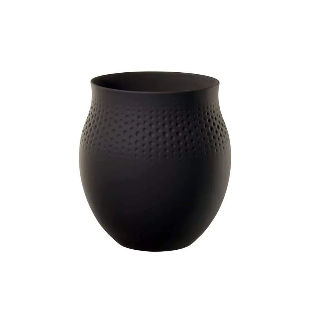 Villeroy & Boch Manufacture Manufacture Collier noir Vase No.1 Perle groß ( günstig online kaufen