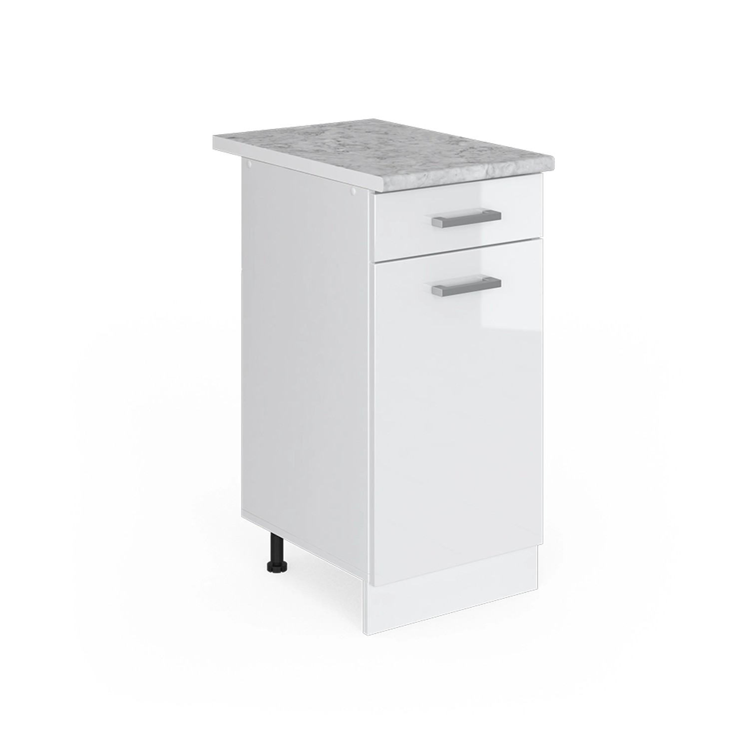 Vicco Unterschrank R-Line, Weiß Hochglanz/Weiß, 40 günstig online kaufen