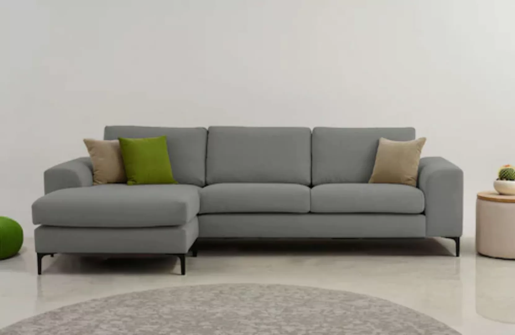 INOSIGN Ecksofa Henry, mit Metallbeinen, in modernem Design günstig online kaufen