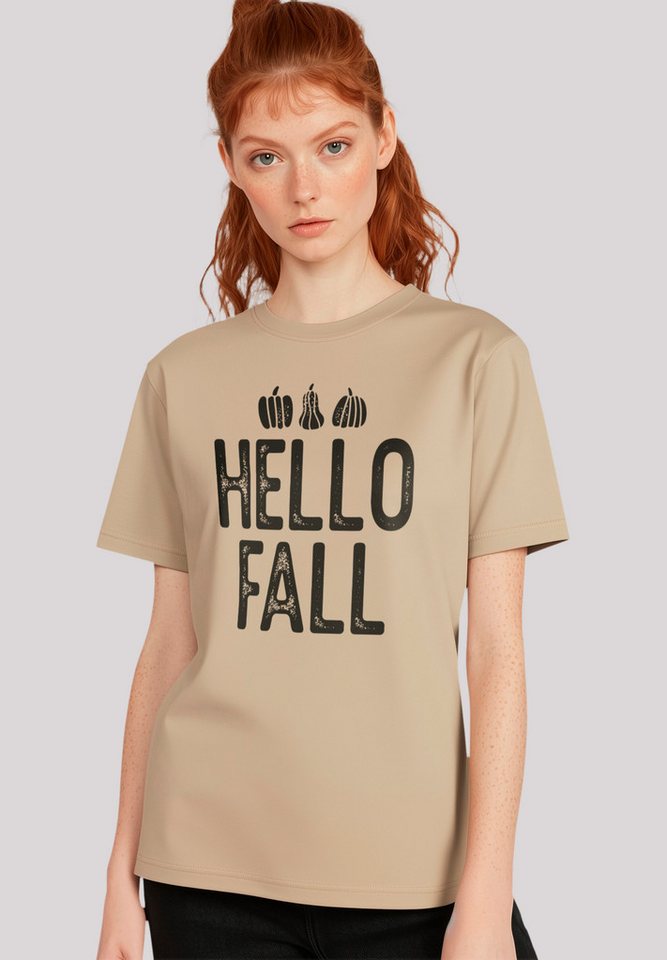 F4NT4STIC T-Shirt Hello Fall Herbst Premium Qualität, Halloween, Herbst günstig online kaufen