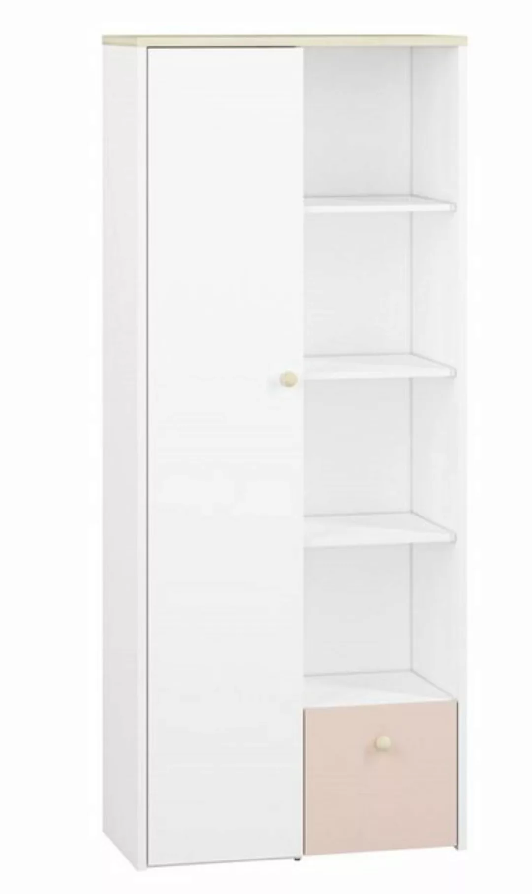 Feldmann-Wohnen Stauraumschrank ELMO (Schrank) B/T/H: 80 cm x 40 cm x 193 c günstig online kaufen