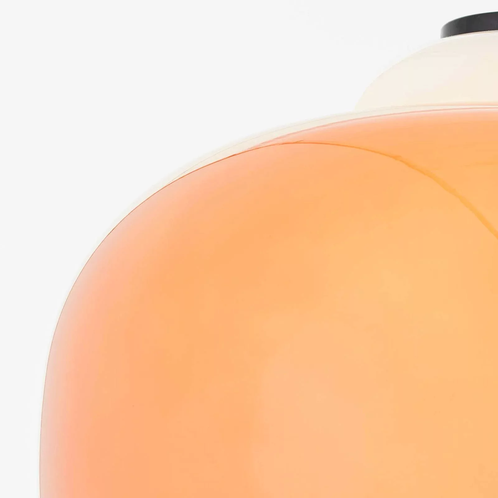 Brilliant Pendelleuchte Blop Ø 30 cm Orange günstig online kaufen