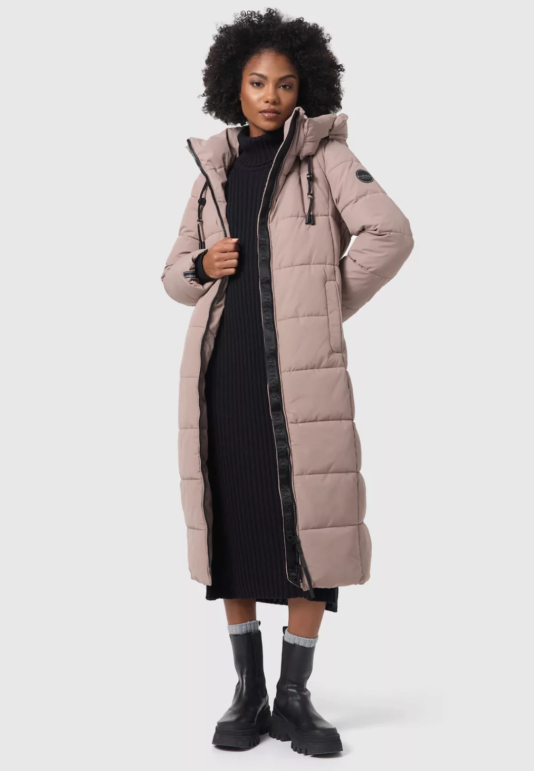 Marikoo Winterjacke "Nadeshikoo XIV", extra langer Winter Mantel gesteppt günstig online kaufen