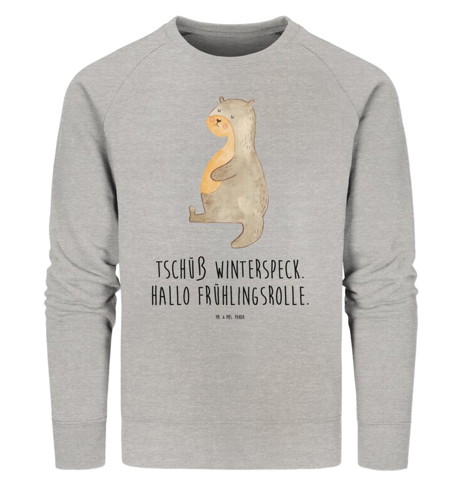 Mr. & Mrs. Panda Longpullover Otter Bauch Größe XXL - Heather Grey - Gesche günstig online kaufen