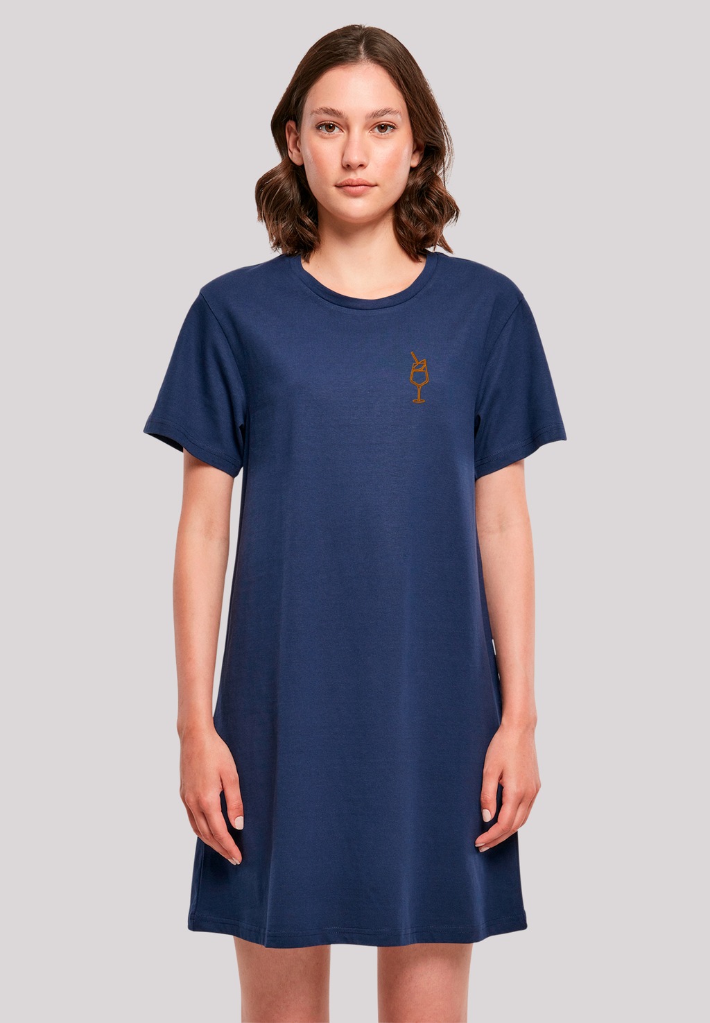 F4NT4STIC Shirtkleid "Orange Spritz Bestickt", Premium Qualität günstig online kaufen