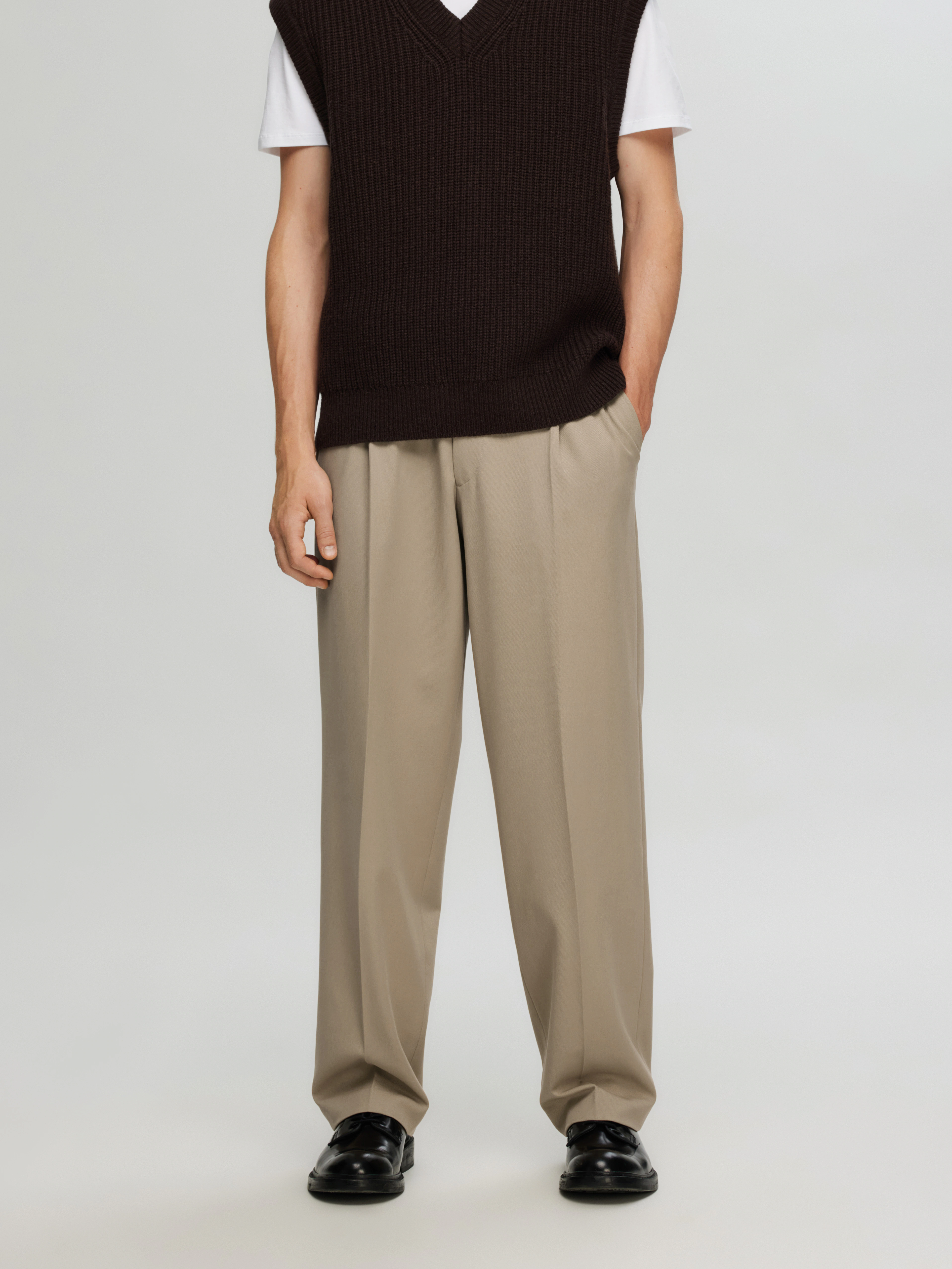 SELECTED HOMME Chinohose "SLH220-LOOSE FINN FLEX PANTS NOOS" günstig online kaufen
