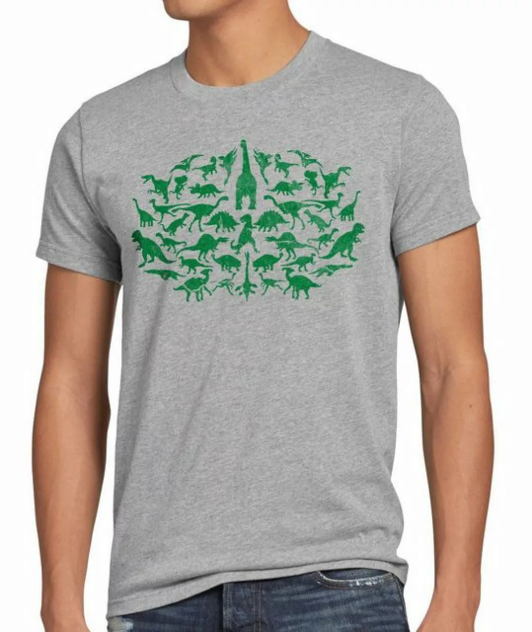 style3 Print-Shirt Herren T-Shirt Dinosaurier Big Bang Monster Sheldon Jura günstig online kaufen