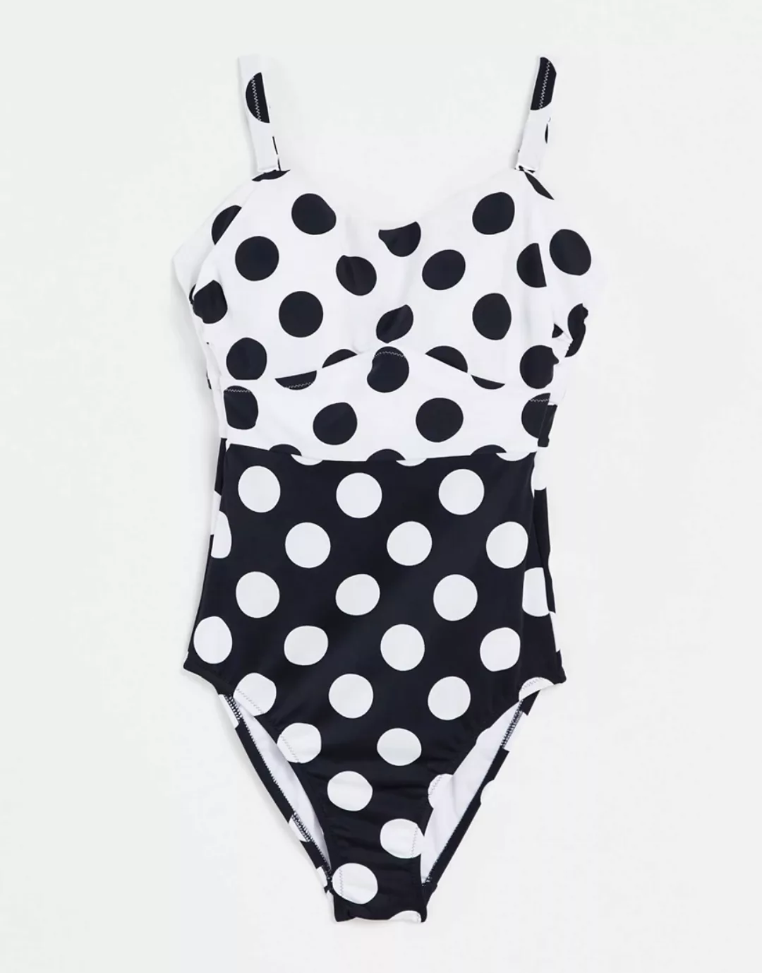 Figleaves – Größere Brust – Marilyn – Trägerloser Bügel-Badeanzug mit forme günstig online kaufen