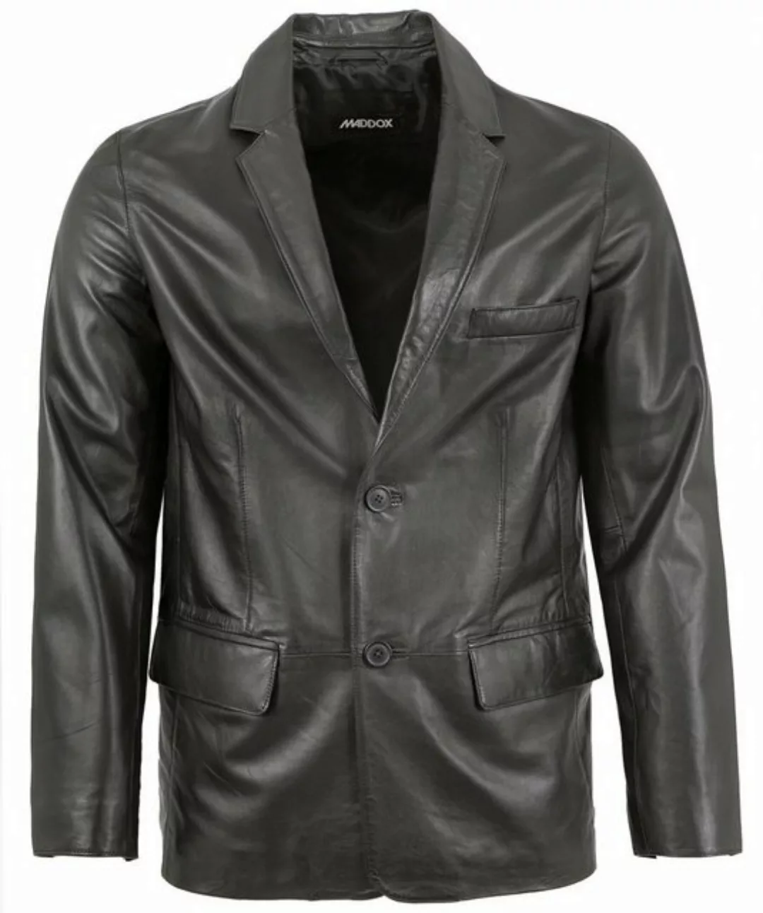 Maddox Lederjacke Maddox - Herren Lederjacke Lammnappa Sakko schwarz günstig online kaufen