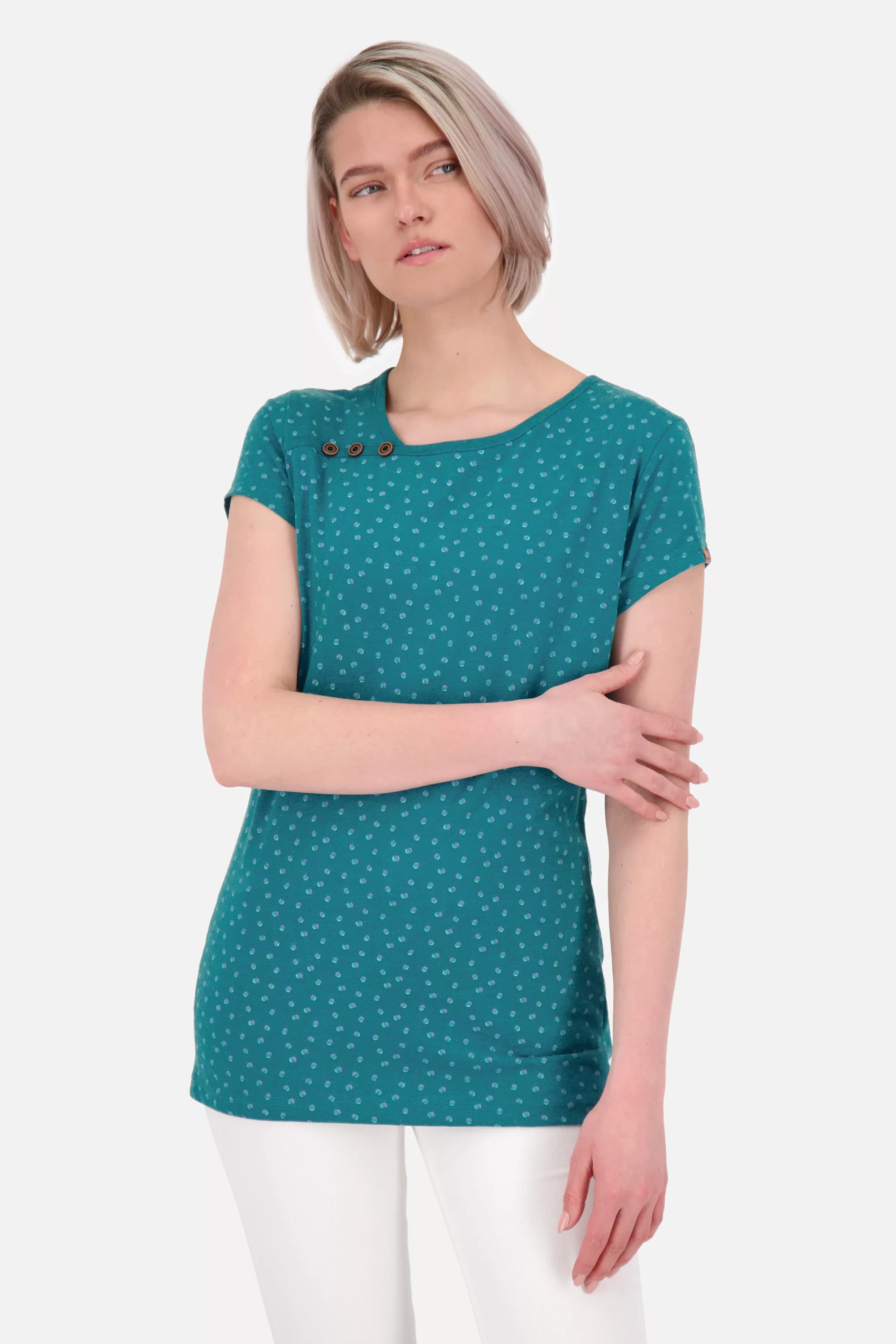 Alife & Kickin Rundhalsshirt "JuliaAK B Shirt Damen Kurzarmshirt, Shirt" günstig online kaufen