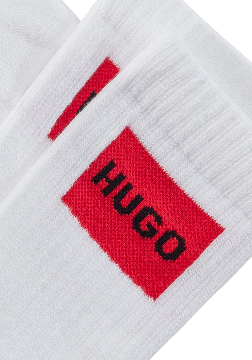 HUGO Underwear Freizeitsocken "3P QS RIB LABEL", (Packung, 3 Paar, 3er), mi günstig online kaufen