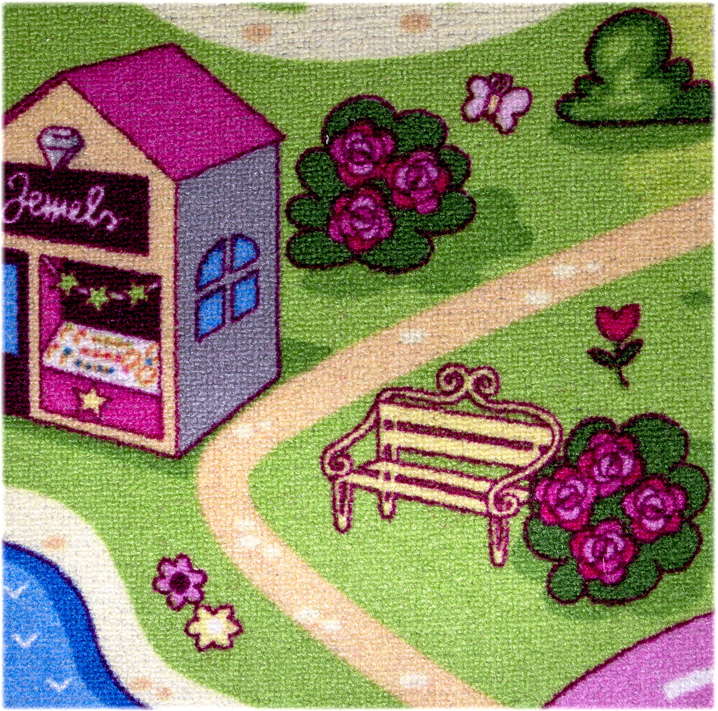 Andiamo Teppichboden »Sweet Towny, Schlinge, Made in Belgium«, rechteckig, günstig online kaufen