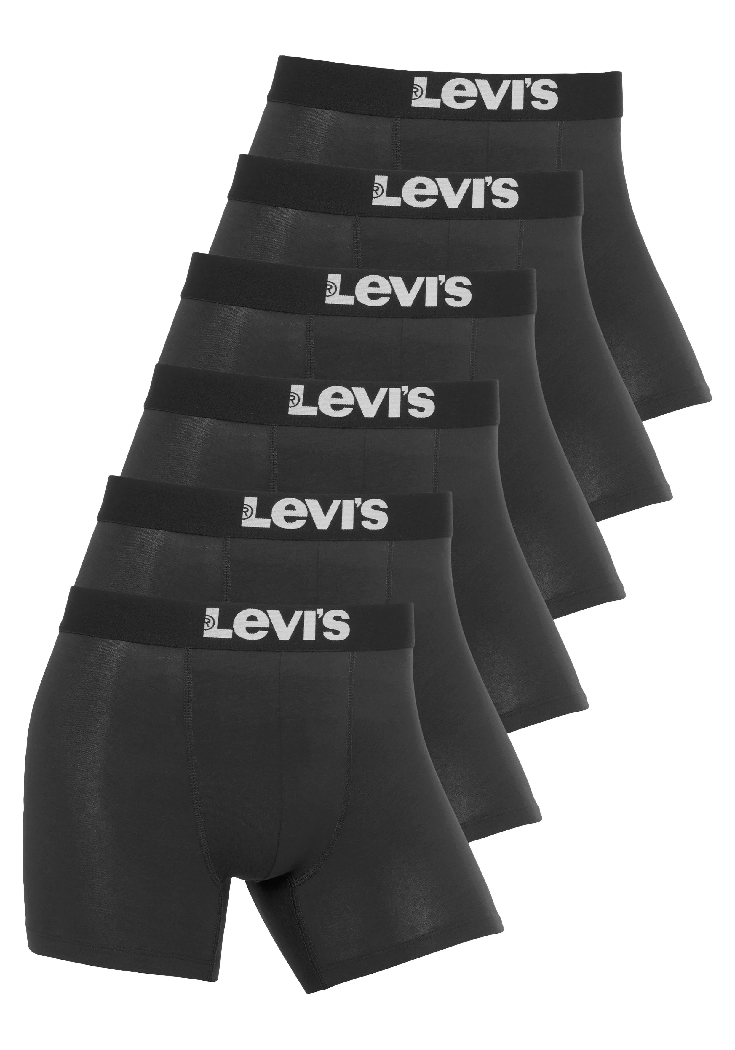 Levis Boxershorts "Levis Men Solid Badic Boxer 6er Pack", (Packung, 6er-Pac günstig online kaufen