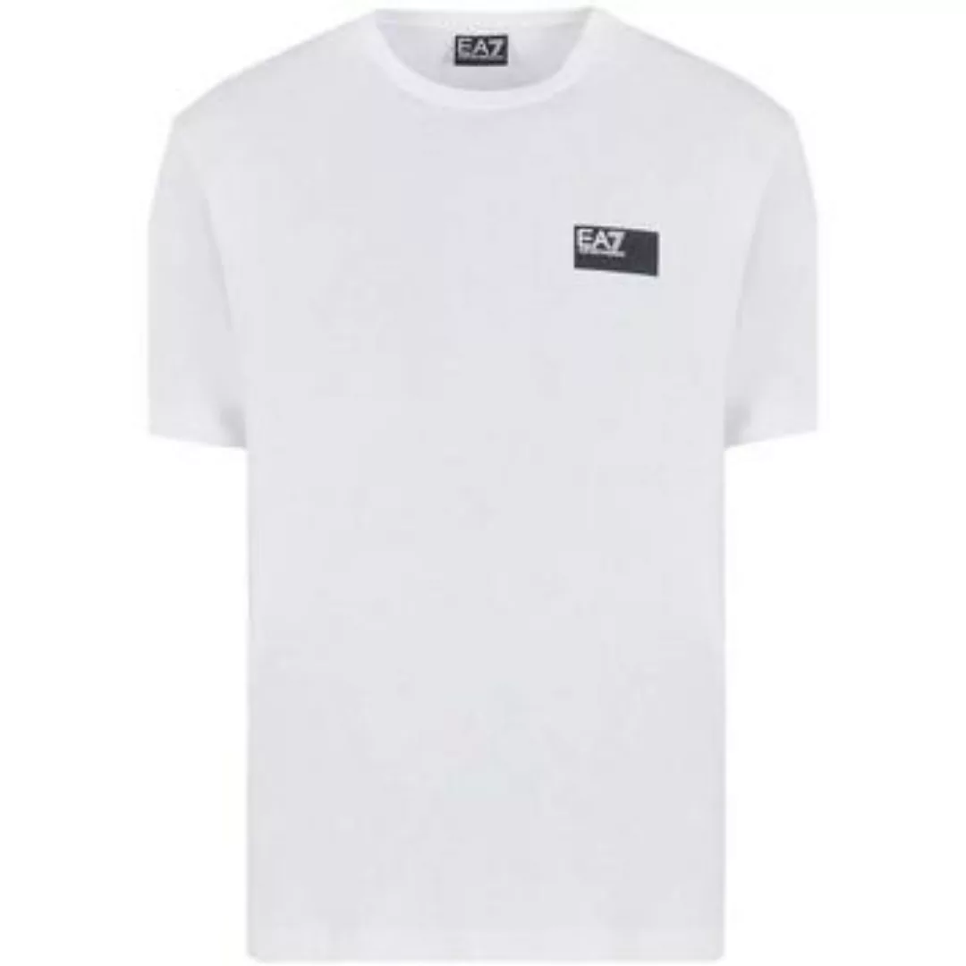 Ea7 Emporio Armani  T-Shirts & Poloshirts Visibility Crew T-Shirt White günstig online kaufen