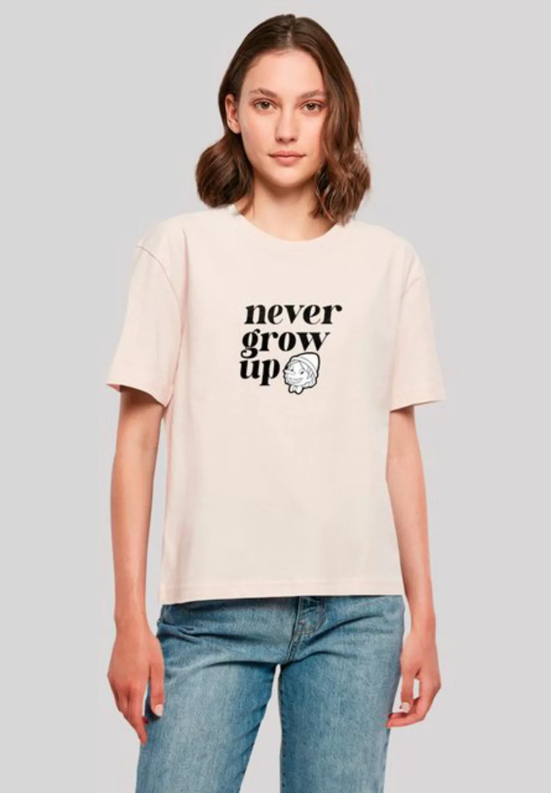 F4NT4STIC T-Shirt "Heroes of Childhood Pinocchio Never Grow Up", Retro, Her günstig online kaufen