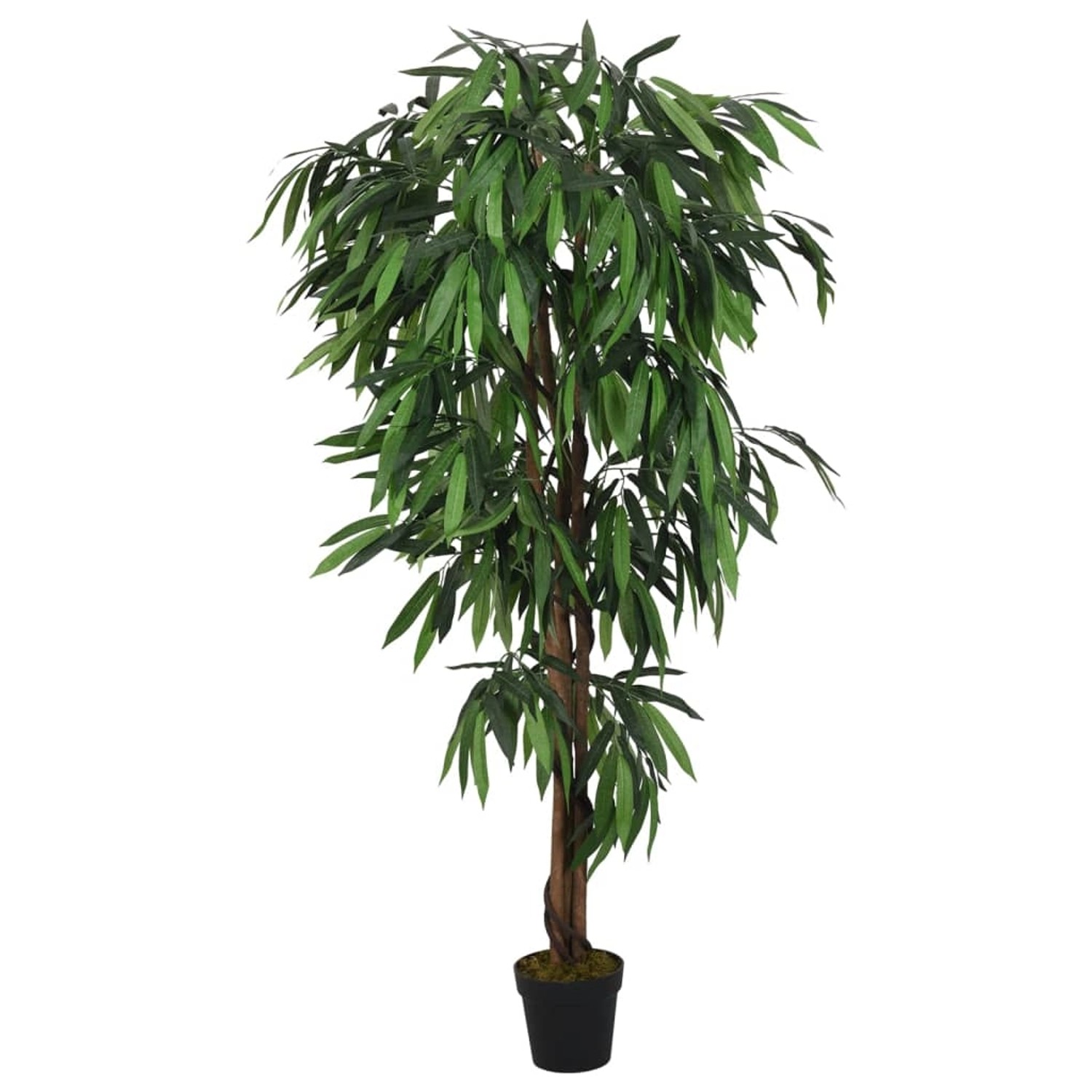 furnicato Mangobaum Künstlich 450 Blätter 120 cm Grün günstig online kaufen