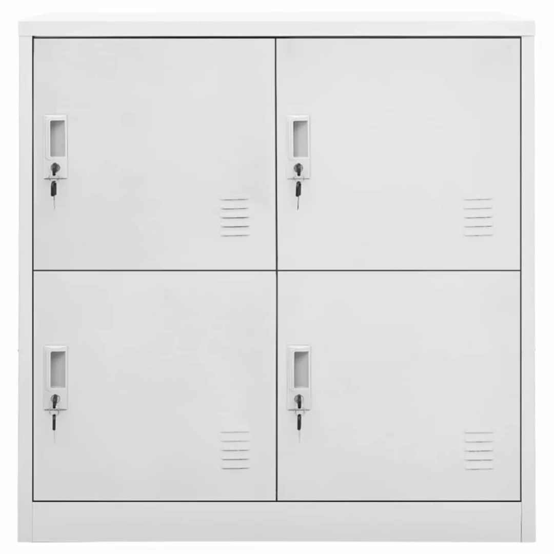 vidaXL Aktenschrank Schließfachschrank Hellgrau 90x45x92,5 cm Stahl günstig online kaufen