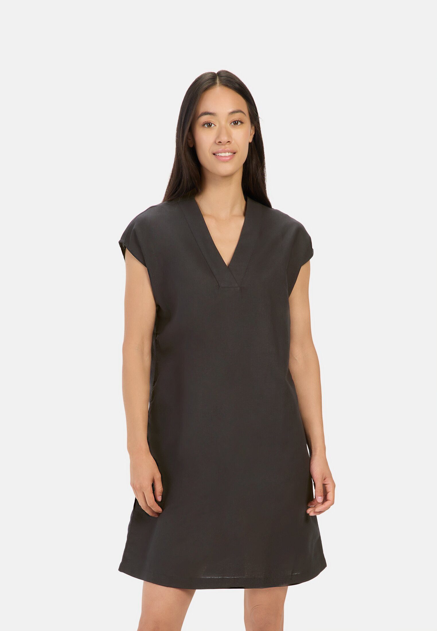 camel active Sommerkleid mit V-Ausschnitt günstig online kaufen