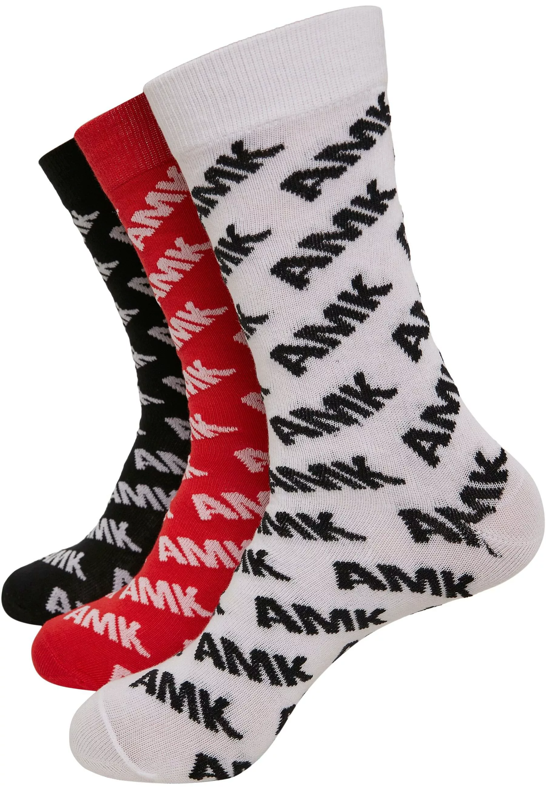 MisterTee Strümpfe "MisterTee Unisex AMK Allover Socks 3-Pack", (1 Paar) günstig online kaufen