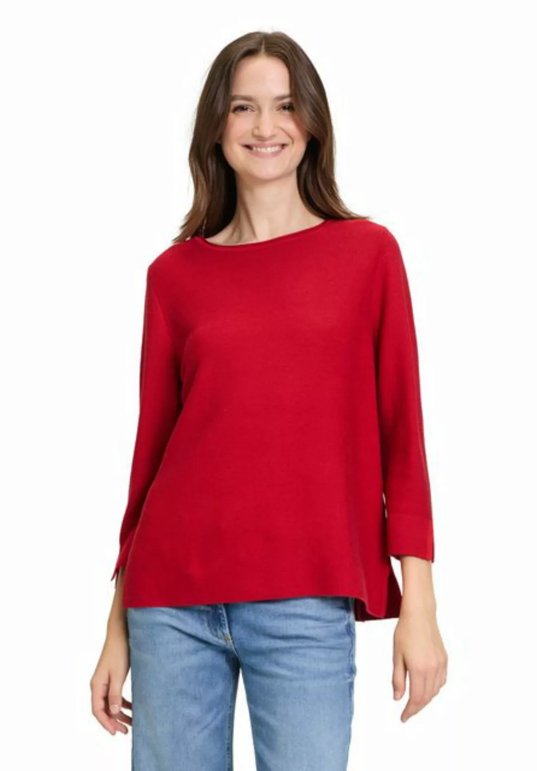 Betty Barclay Strickpullover mit Struktur (1-tlg) Ärmelschlitz günstig online kaufen