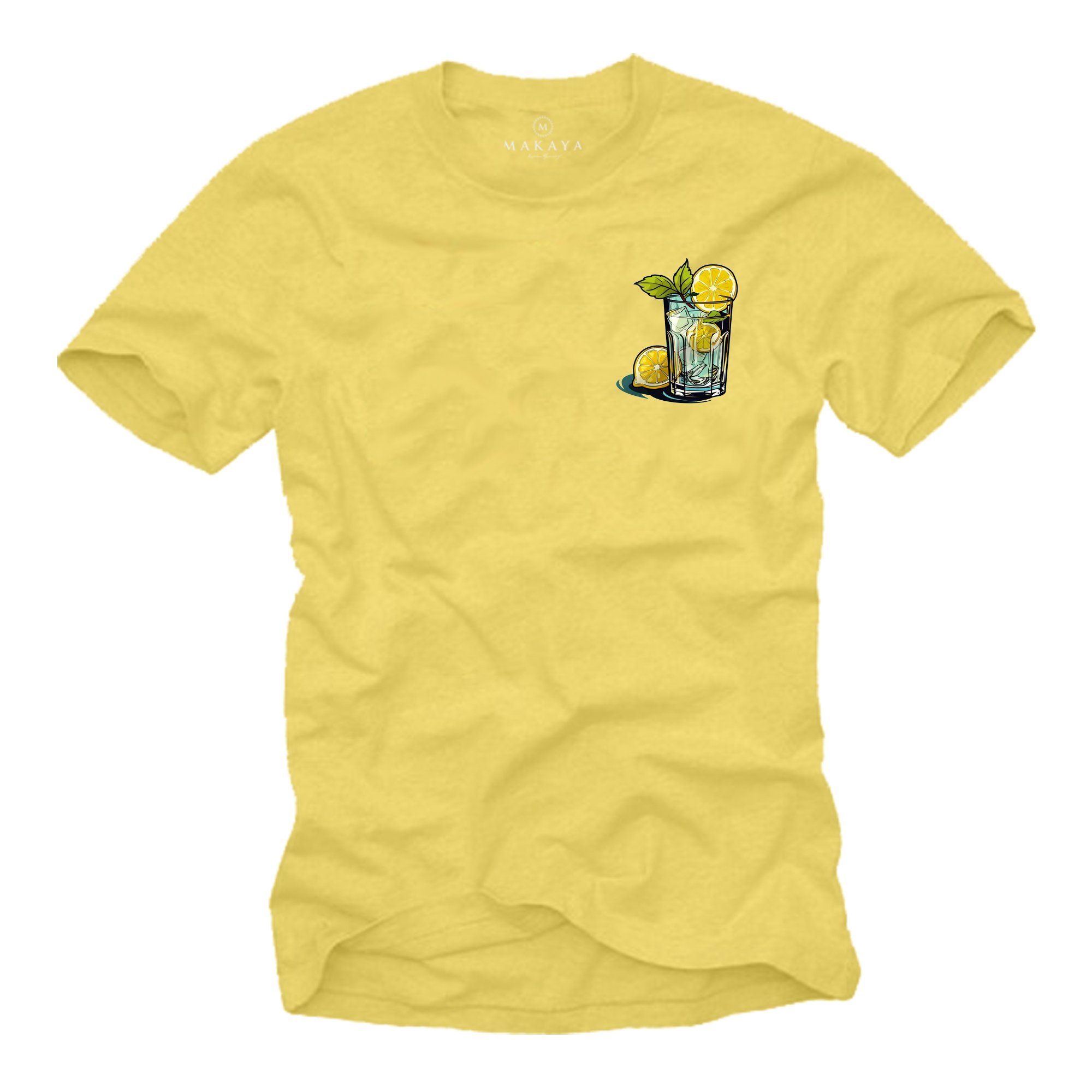 MAKAYA T-Shirt Herren Gin Tonic Gläser günstig online kaufen