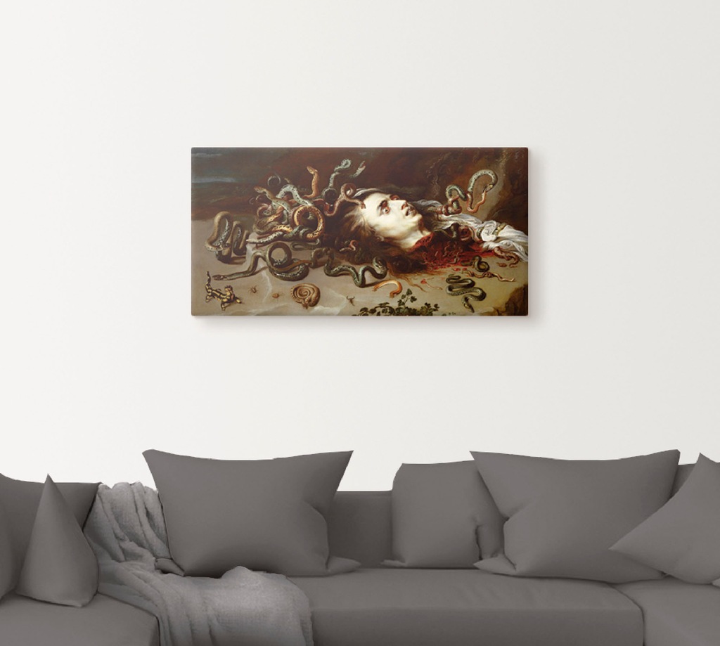 Artland Wandbild "Das Haupt der Medusa", klassische Fantasie, (1 St.), als günstig online kaufen