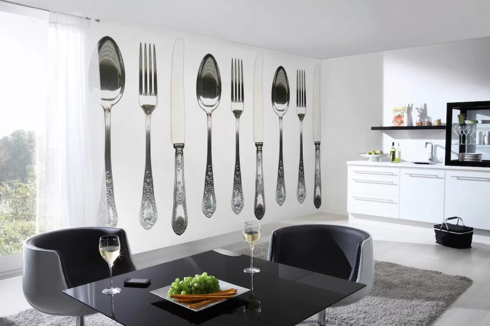 Architects Paper Fototapete »Cutlery« günstig online kaufen