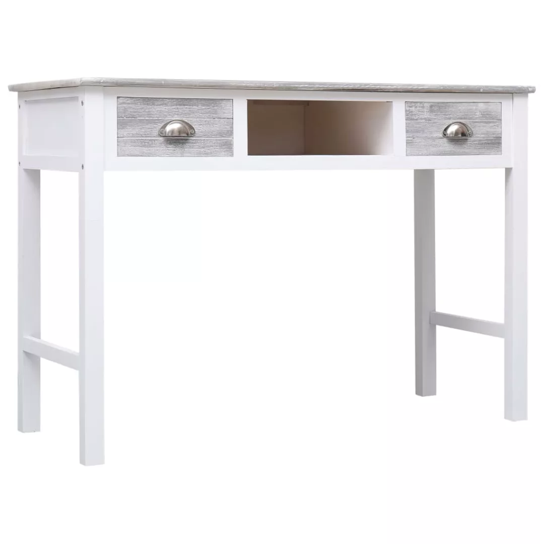 Schreibtisch Grau 110×45×76 Cm Holz günstig online kaufen