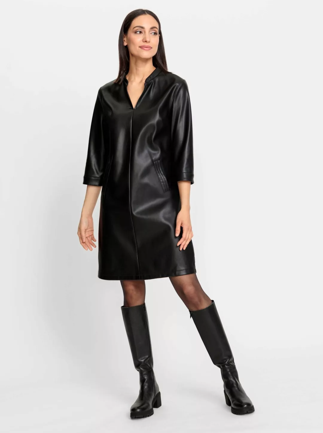 heine Lederkleid "Lederimitat-Kleid" günstig online kaufen