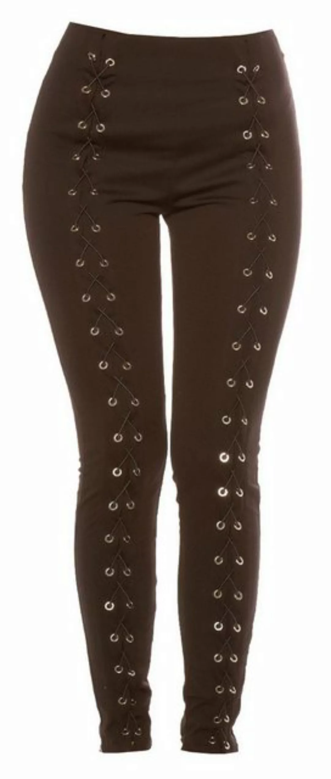 Koucla Treggings Damenhose Leggings Hose mit Schnürung günstig online kaufen