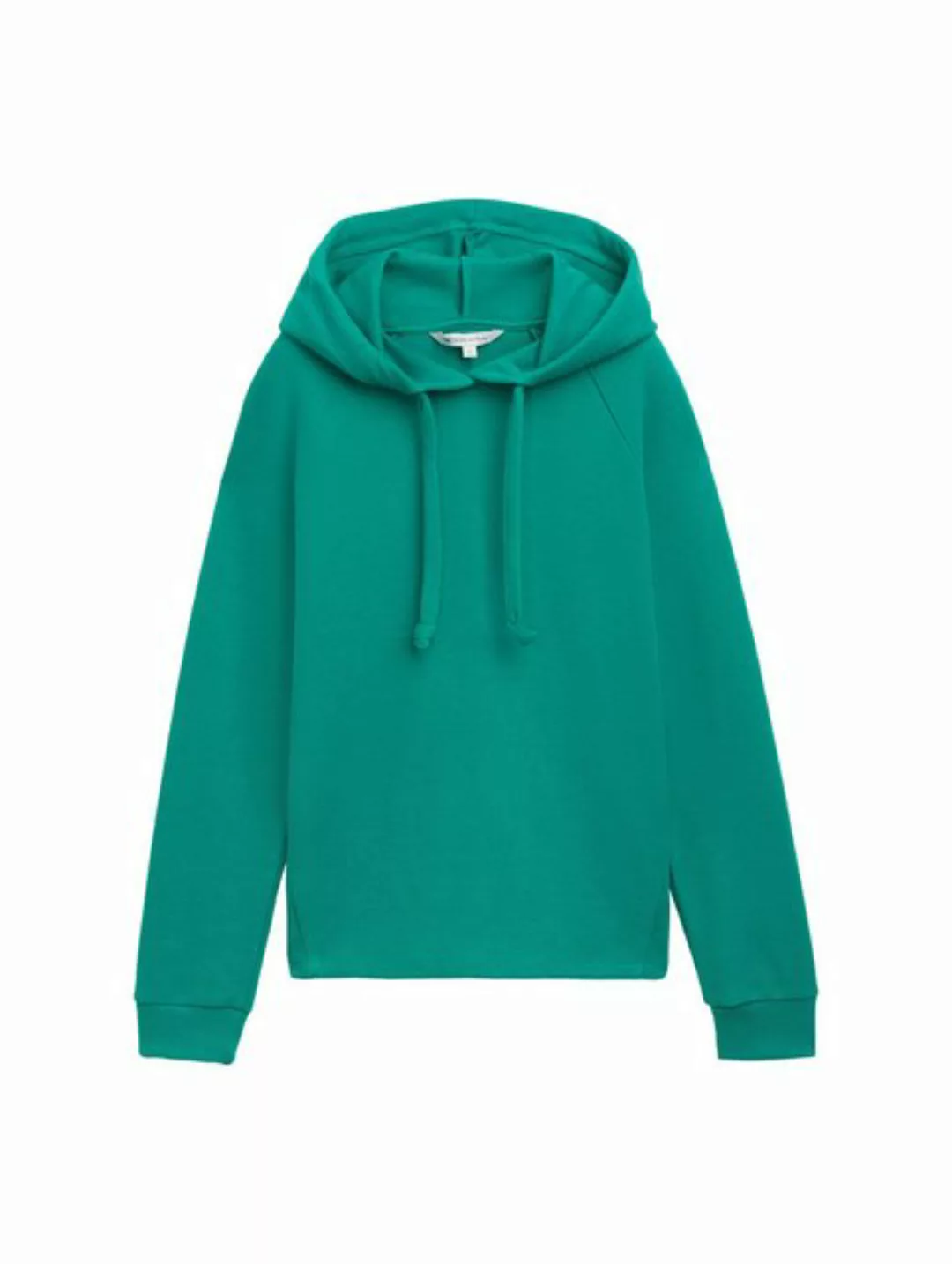 TOM TAILOR Denim Sweatshirt Cozy hoodie with strings, bright jade green günstig online kaufen