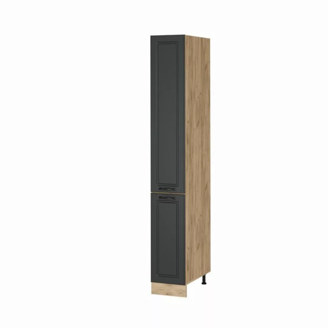 Vicco Hochschrank R-Line, Anthrazit Landhaus/Goldkraft Eiche, 30 cm günstig online kaufen