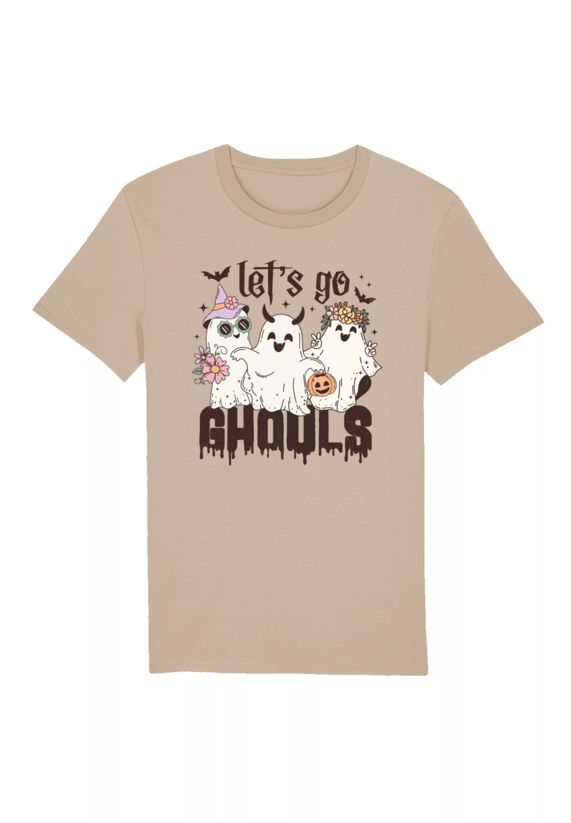 F4NT4STIC T-Shirt "Retro Halloween Let s go ghouls", Premium Qualität, Hall günstig online kaufen