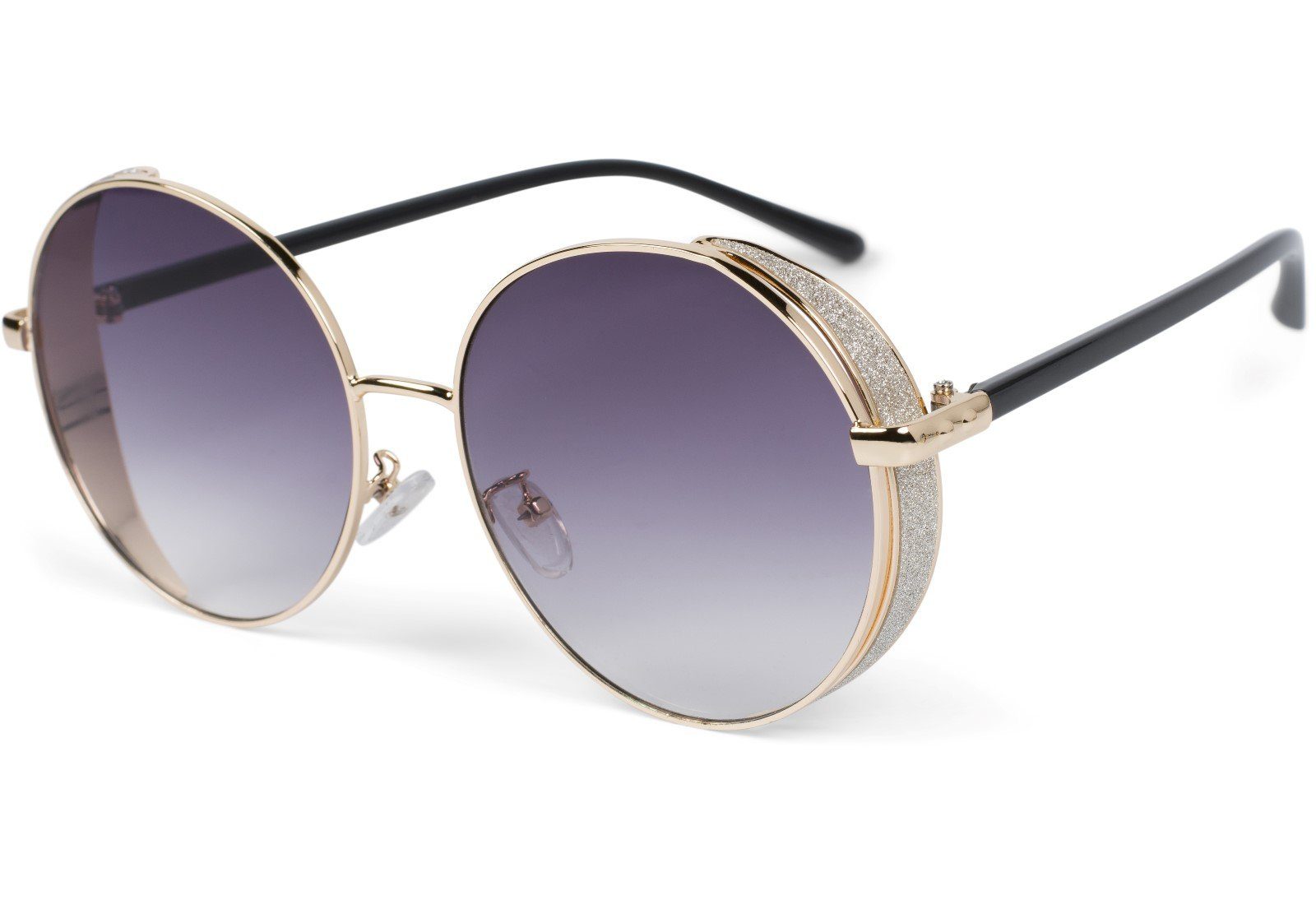 styleBREAKER Sonnenbrille Runde Sonnenbrille mit Glitzer günstig online kaufen
