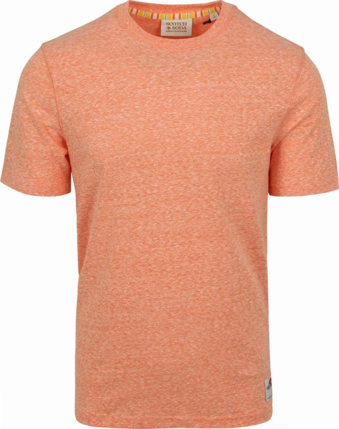 Scotch & Soda T-Shirt Melange Orange - Größe XL günstig online kaufen