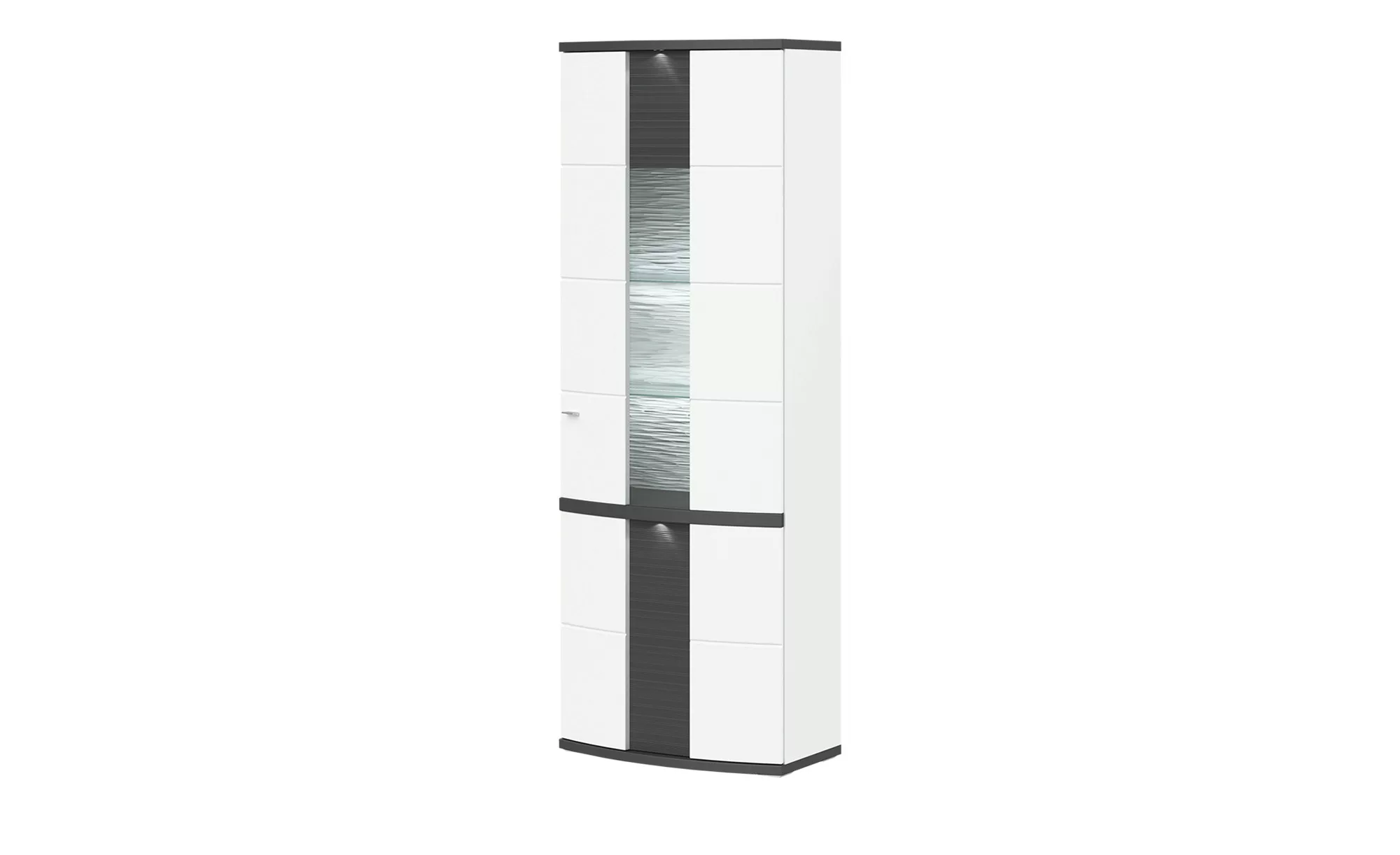 uno Vitrine  Gabbro - weiß - 75 cm - 209 cm - 42 cm - Sconto günstig online kaufen