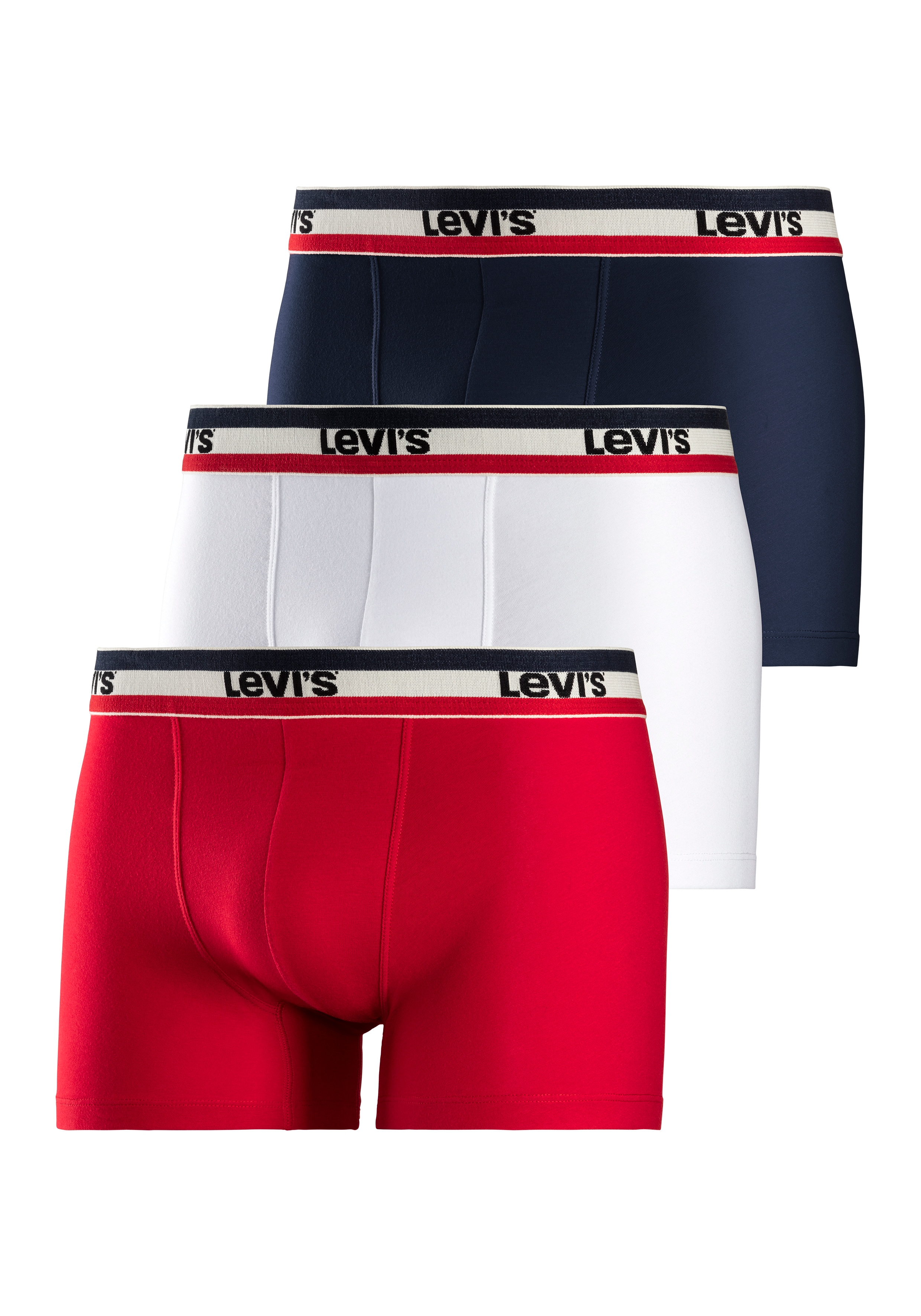 Levis Boxer, (Packung, 3er-Pack), mit kontrastierendem Logo-Bund günstig online kaufen